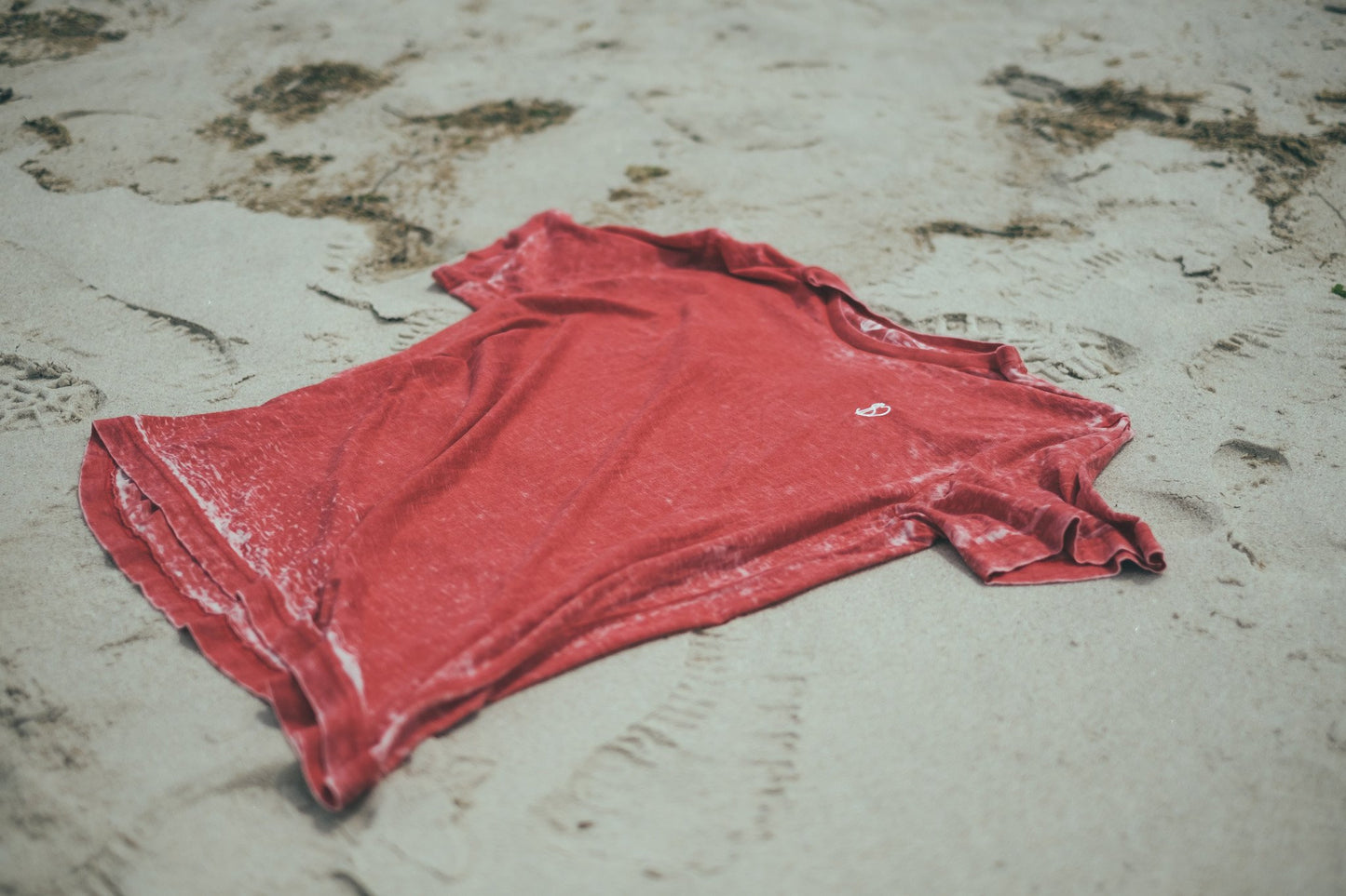 Tees - Red Acid Wash Tee