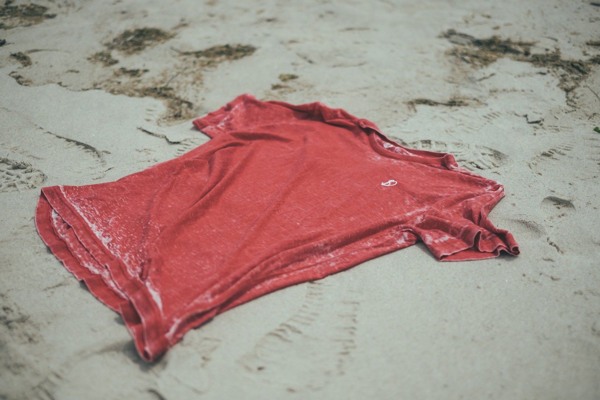 Tees - Red Acid Wash Tee